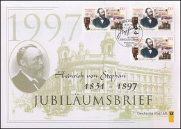 1912 Heinrich Von Stephan & Postmuseum Berlin 1997 - Jubiläumsbrief - Altri & Non Classificati