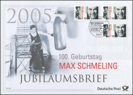 2489 Max Schmeling 2005 - Jubiläumsbrief - Andere & Zonder Classificatie