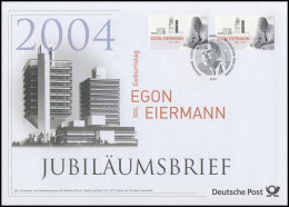 2421 Egon Eiermann 2004 - Jubiläumsbrief - Sonstige & Ohne Zuordnung