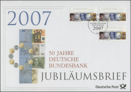 2618 Deutsche Bundesbank 2007 - Jubiläumsbrief - Other & Unclassified