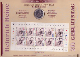 1962 Heine 1. Auflage Numisblatt 3/97 - Mit Runen, Echt Mit Stahlstempel ESSt - Coin Envelopes