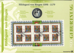 1981 Hildegard Von Bingen - Numisblatt 2/98 - Enveloppes Numismatiques