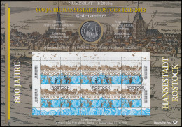 3395 800 Jahre Hansestadt Rostock - Numisblatt 3/2018 - Sobres Numismáticos