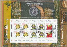 3357-3359 Grimms Märchen: Der Froschkönig - Numisblatt 1/2018 - Numismatische Enveloppen