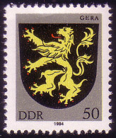 2857 Stadtwappen Gera ** - Unused Stamps