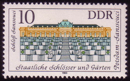 2826 Schlösser Und Gärten 10 Pf Sanssouci ** - Ongebruikt