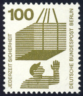 410 Unfallverhütung 100 Pf Last ** - Unused Stamps