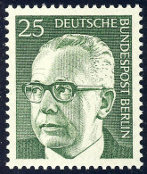 393 Gustav Heinemann 25 Pf ** - Unused Stamps