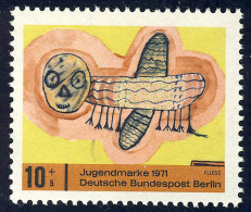 386 Jugend 10+5 Pf Fliege ** - Unused Stamps