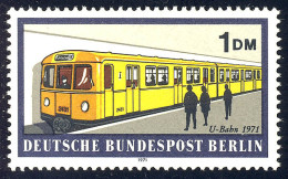 384 Verkehrsmittel 1 DM U-bahn ** - Unused Stamps