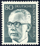 367 Gustav Heinemann 80 Pf ** - Unused Stamps