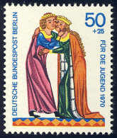 357 Jugend Minnesänger 50+25 ** - Unused Stamps