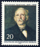 353 Theodor Fontane ** - Unused Stamps