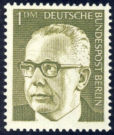 369 Gustav Heinemann 1 DM ** - Unused Stamps