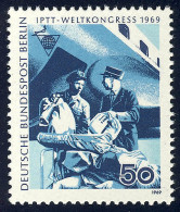 345 Weltkongreß 50 Pf Luftpostverladekräfte ** - Unused Stamps