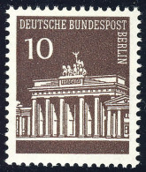 286 Brandenburger Tor 10 Pf ** - Unused Stamps