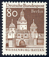 280 Deutsche Bauwerke 80 Pf Ellinger Tor ** - Unused Stamps