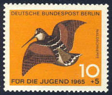 250 Jagdbares Federwild 10+5 Waldschnepfe ** - Unused Stamps