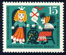 238 Brüder Grimm 15+5 Pf Dornröschen ** - Unused Stamps