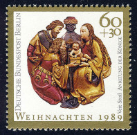 859 Weihnachten 60+30 Pf Könige ** - Nuevos