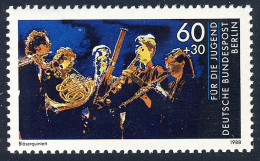 808 Bläserquintett 60+30 Pf ** - Unused Stamps