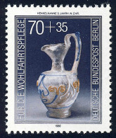 767 Kostbare Gläser 70+35 Pf ** - Unused Stamps