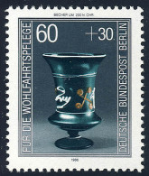 766 Kostbare Gläser 60+30 Pf ** - Unused Stamps