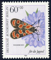 713 Jugend Bestäuberinsekten 60+30 Pf ** - Unused Stamps