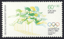 716 Olympiade 60+30 Pf Hürdenlauf ** - Unused Stamps