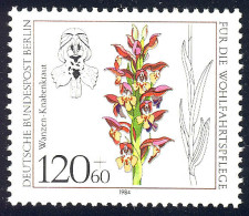 727 Wohlfahrt Orchideen 120+60 Pf ** - Unused Stamps
