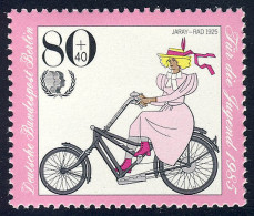 737 Jugend Fahrräder 80+40 Pf ** - Unused Stamps