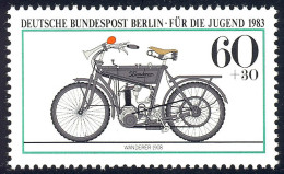 695 Motorräder Wanderer 60+30 Pf ** - Unused Stamps