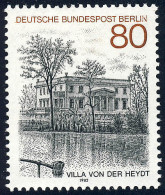 687 Ansichten 80 Pf Villa Von Der Heydt ** - Unused Stamps