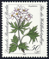 703 Wohlfahrt Alpenblumen 50+20 Pf ** - Unused Stamps