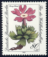 705 Wohlfahrt Alpenblumen 80+40 Pf ** - Neufs