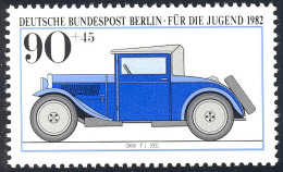 663 Jugend Kraftfahrzeuge 90+45 Pf ** - Unused Stamps