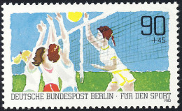 665 Sporthilfe 90+45 Pf Volleyball ** - Unused Stamps