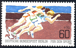 664 Sporthilfe 60+30 Pf Laufen ** - Unused Stamps