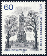 636 Ansichten 60 Pf Grunewaldturm ** - Unused Stamps