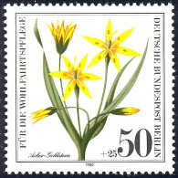 630 Wildkräuter 50+25 Pf Acker-Goldstern** - Unused Stamps
