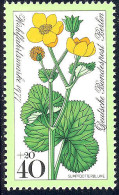 557 Blumen 40+20 Pf Sumpfdotterblume ** - Unused Stamps