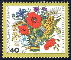 474 Blumensträuße 40+20 Pf Herbststrauß ** - Unused Stamps