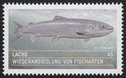 3051 Wiederansiedelung Fischarten: Lachs ** - Ungebraucht