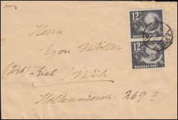 245 Tag Der Briefmarke 1949 Als MeF Auf Brief WEIMAR 19.12.1949 Nach Kiel-Wik - Stamp's Day