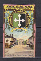 Y058 - CHROMO CHOCOLAT GUERIN BOUTRON - ARMES DES VILLES DE FRANCE - BOURG EN BRESSE - Guérin-Boutron