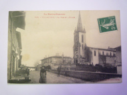 2024 - 1699  VILLAUDRIC  (Haute-Garonne)  :  La Rue Et L'Eglise   1913    XXX - Other & Unclassified