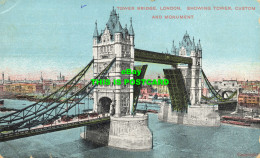 R617802 Tower Bridge. London. Showing Tower. Custom And Monument. G. D. And D. L - Altri & Non Classificati