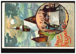 Ansichtskarte Neujahr Glühweinabend Der Herren Zu Silvester, EMDEN 1.1.1905 - New Year