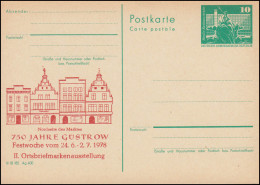 DDR P 79 Briefmarkenausstellung 750 Jahre Güstrow 1978, ** - Altri & Non Classificati