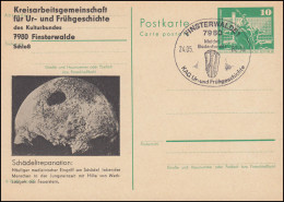 DDR P 79 Archäologie - Schädeltrepanation, SSt FINSTERWALDE Feuerstein 24.5.82 - Otros & Sin Clasificación